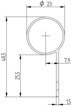 Athmer Fingerschutz-Profil BD 23/1750